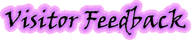 Visitor Feedback